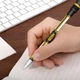 Двухсторонняя гелевая ручка для пенспиннинга / Pen spinning трюковая ручка-спиннер / антистресс, черный с жёлтым (127447699) - изображение 4