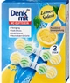 Туалетный блок Denkmit Lemon Splash Лимонный всплеск 2×48 г - изображение 1