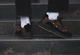 Кроссовки Мужские Стаф Черно-коричневые Светоотражающие Спортивные Staff Black & Brown Reflective 41 (382436) - изображение 7