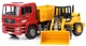 Zestaw gier Bruder - Man TGA tipping trucks with joint wheel loader FR 130 (4001702027520) - obraz 1