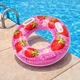 Надувной круг Intex Wet Set «Клубничка» 107 см с ручками — розовый, для детей 9+ - изображение 5