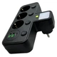 Розетка трійник із вимикачем і нічник QS-432 10A 3 розетки 2-USB 1-Type-C - зображення 2