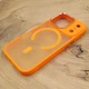 Чехол HOCO Smoke case Matte with MagSafe iPhone 17 Pro Max Orange - изображение 2