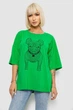Футболка женская с принтом зеленый 244R3008 AGER 4XL - изображение 1