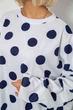 Свитшот женский в горох, цвет молочный, размер 5XL-6XL FA_014271 - изображение 5