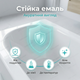 Ванна стальная Verica 150x70 см прямоугольная итальянская для отеля дома квартиры пристенная эмаль компактная - изображение 7