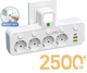 Сетевой фильтр RIAS 8625UL LED 4 розетки 2 USB 1 Type-C 2500W White (3_07878) - изображение 7
