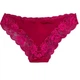 Трусики чікі Victoria's Secret Dream Angels Supersoft Satin & Floral Lace Cheekini Panty S Бордовий (26248418) - изображение 2