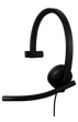 Навушники Logitech H570e Corded Mono USB-C Headset (Teams version) Black (981-001427) - зображення 3