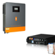Комплект резервного живлення 10кВт: інвертор PowMr 10200W48V POW-HVM10.2M-48V + акумулятор для серверної стійки LiFePO4 Eco-Worthy 51.2V 100Ah v.3 5120Wh Bluetooth WiFi BMS>6000 циклів, літій-залізо-фосфатна - зображення 1