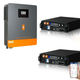 Комплект резервного живлення 10кВт: інвертор PowMr 10200W48V POW-HVM10.2M-48V + 2шт* акумулятора LiFePO4 Eco-Worthy 51.2V 100Ah v.3 5120Wh Bluetooth WiFi BMS>6000 циклів, літій-залізо-фосфатна - зображення 1