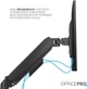 Настольное крепление для монитора OfficePro MA431B с пружиной 17-32" 2-9 кг Black - изображение 8