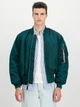 Бомбер чоловічий Alpha Industries 100101-02 S Морська хвиля (800070355476) - зображення 1