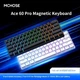 Геймерська клавіатура MCHOSE ACE 60 Pro White contour 60%, Магнітні світчі, Hall Effect, Rapid Trigger, 8000Hz/s. RGB UA + ENG - зображення 6