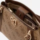 Сумка шопер жіноча зі штучної шкіри Guess HWOS9901220-LGW Коричнева (800070352307) - зображення 4