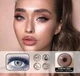 Линзы цветные без диоптрий серые Diamond Gray + контейнер для хранения - изображение 4