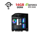 Ігровий ПК STALKER CRYSTAL (GBNU3 Black) Башта / AMD Ryzen 5 5500 (6 (12) ядер по 3,6 - 4,2 ГГц) / 16 ГБ DDR4 / 256 ГБ SSD + 1000 ГБ HDD / nVidia GeForce RTX 5050, 8 ГБ GDDR7, 128-біт б/в - зображення 1