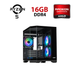 Игровой ПК FORSAGE CRYSTAL (GBNU3 Black) Tower / AMD Ryzen 5 5500 (6 (12) ядер по 3.6 - 4.2 GHz) / 16 GB DDR4 / 256 GB SSD + 1000 GB HDD / AMD Radeon RX 570, 4 GB GDDR5, 256-bit б/у - изображение 1