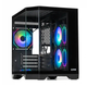 Игровой ПК FORSAGE CRYSTAL (GBNU3 Black) Tower / AMD Ryzen 5 5500 (6 (12) ядер по 3.6 - 4.2 GHz) / 16 GB DDR4 / 256 GB SSD + 1000 GB HDD / AMD Radeon RX 570, 4 GB GDDR5, 256-bit б/у - изображение 2
