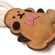 Игрушка для собак DoggyMan Leather Rabbit With Rope, 23 см - изображение 3