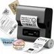 Принтер для термоетикеток Label Maker Phomemo M221 термопринтер портативний для етикеток Чорний - зображення 2