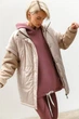 Жіноча куртка-жилет оверсайз Seventeen XXL-3XL Бежевий (2000000182377) - зображення 1