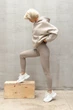 Жіночі лосини в рубчик Seventeen S-M Бежевий (2000000182865) - изображение 6