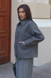 Жіноче демісезонне пальто Seventeen XXL-3XL Сірий (2000000208794) - зображення 5