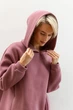 Жіноча толстовка оверсайз з флісу Seventeen XXL-3XL Рожевий (2000000182674) - изображение 4