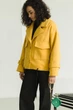 Жіноче укорочене пальто з кашеміру Seventeen XXL-3XL Гірчичний (2000000187778) - зображення 5