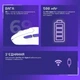 Бездротова ігрова миша Proove Gaming Everon White-purple PAW3325, 10000 DPI, 500mAh, 2.4GHz/USB - изображение 7