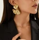 Жіночі сережки Великі сережки jewelry Золотисті - зображення 6