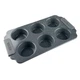 Форма для мафінів Vinzer Dolci Line з силіконовими ручками 30.5x17.8x3.5 см 6 шт (50785) - зображення 3