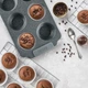 Форма для мафінів Vinzer Dolci Line з силіконовими ручками 30.5x17.8x3.5 см 6 шт (50785) - зображення 9