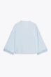 Коротка сорочка з мереживом Zara 8086/730 XL Блакитна (08086730403XL) - изображение 4