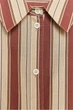 Смугаста сорочка з хлястиком на спині Zara 8795/152 S Бежева/Бордова (08795152330S) - зображення 7