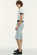 Джинсові шорти-бермуди trf з дірками Zara 1300/201 XS/34 Блакитні (0130020140032) - изображение 4