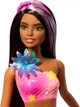 Лялька Barbie Fantastic fashion Квіткова магія Брюнетка русалка - зображення 3