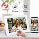 Цифровая фоторамка Frameo 10.1 дюймов 32Gb встроенной памяти с сенсорным управлением WiFi электронная рамка для фото белая приложение FRAMEO сенсорный экран 1280x800 HD IPS интерактивный подарок фотоальбом белая - изображение 11