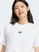 Футболка хлопковая женская Adidas Essentials Small Logo Cotton Sportswear JC5944 L White/Black (4067905788071) - изображение 4