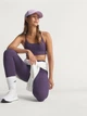 Спортивный топ для фитнеса женский Adidas All Me JL5544 XL Фиолетовый (4068811362898) - изображение 12