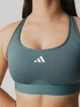 Спортивный топ для фитнеса женский Adidas Powerreact Training JW5262 XS-AB Бирюзовый (4068809428582) - изображение 9