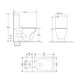 Унітаз-компакт Qtap Cardinal Ultra Quiet безободковий з сидінням Soft-close QT04222168AUQ3W - изображение 2