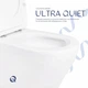 Унітаз-компакт Qtap Cardinal Ultra Quiet безободковий з сидінням Soft-close QT04222168AUQ3W - изображение 5