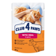 Вологий корм для кішок Клуб 4 лапи телятина у соусі CLUB 4 PAWS Premium 85 гр 24 шт. - зображення 1