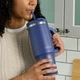 Термочашка с соломинкой Contigo 40oz Streeterville Tumbler Stainless Steel 1.18 л Indigo - изображение 5