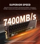 Твердотельный накопитель Netac NV7000-t 1TB NVMe SSD PCIe Gen4 x4, M.2 2280 - изображение 4