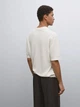 Поло чоловіче Massimo Dutti knit cotton L кремовий - зображення 3