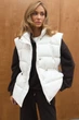 ЖИЛЕТ УТЕПЛЕНИЙ З ЗАТЯЖКАМИ OW001 2502131160309 L/XL Молочний - зображення 2