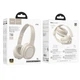 Беспроводные наушники с микрофоном Hoco W46 Charm BT Bluetooth 5.3 / AUX / 200 мАг White - изображение 3